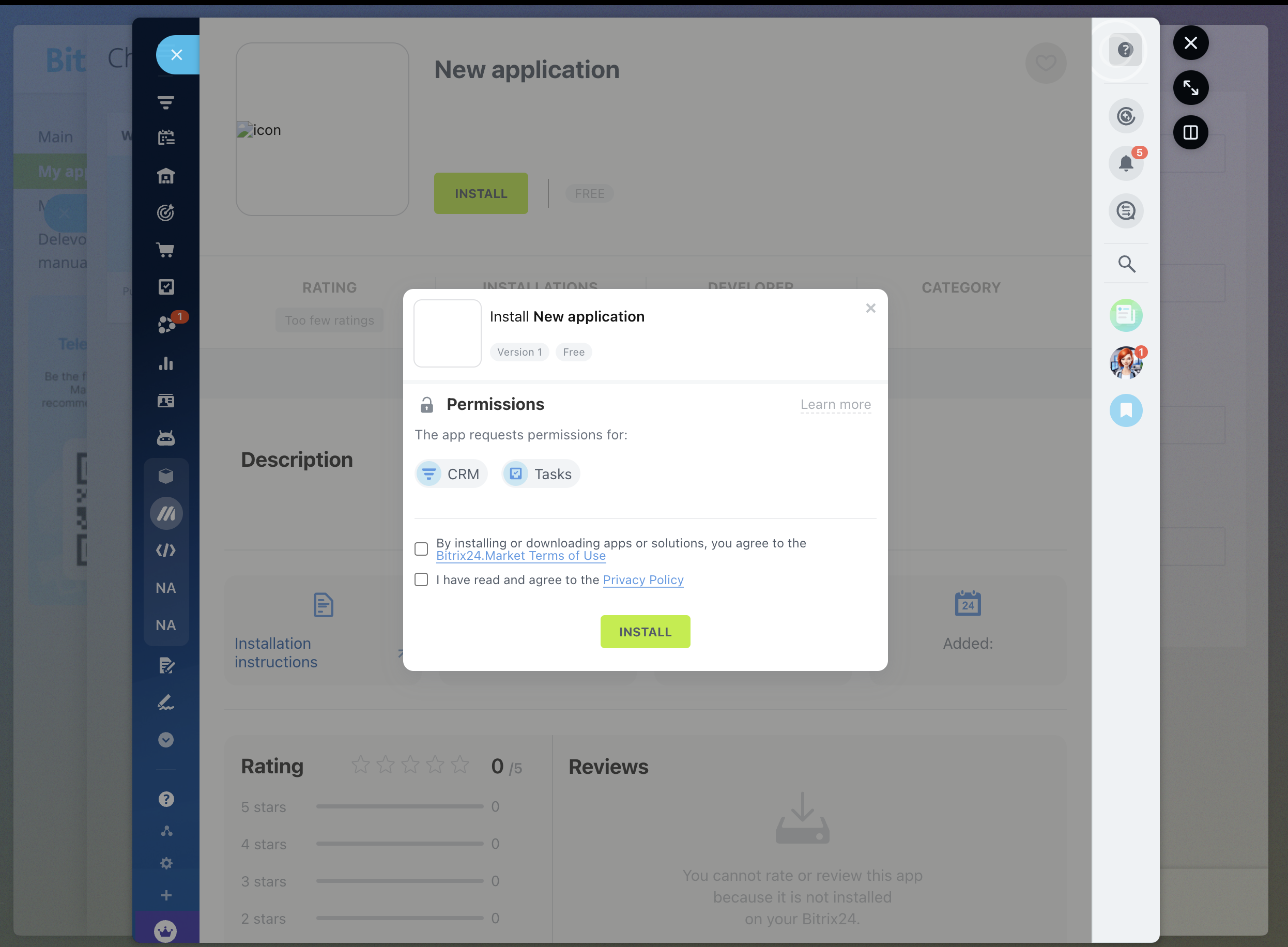 Bitrix24 App Creation