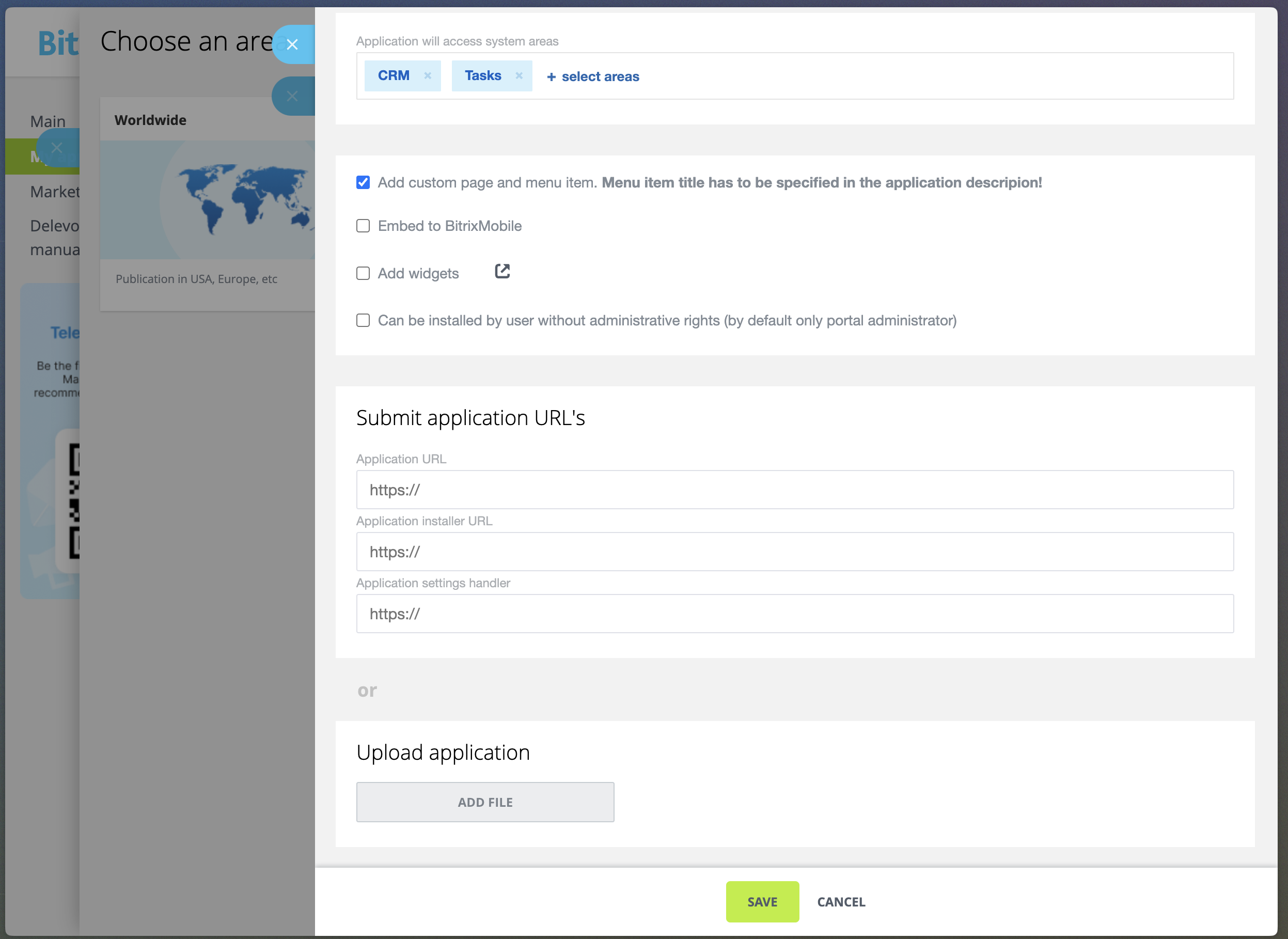 Bitrix24 App Creation