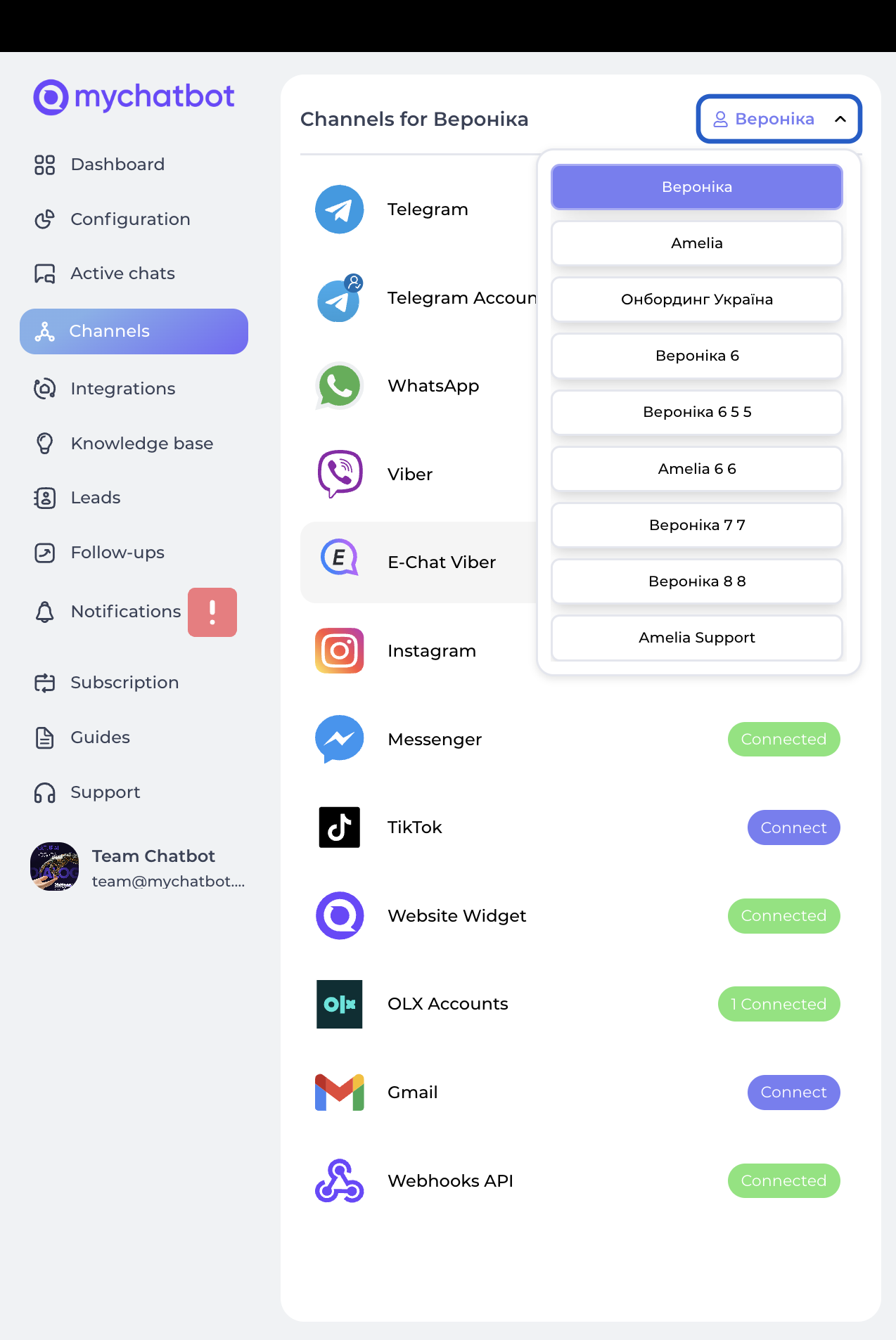 Access Integration Settings