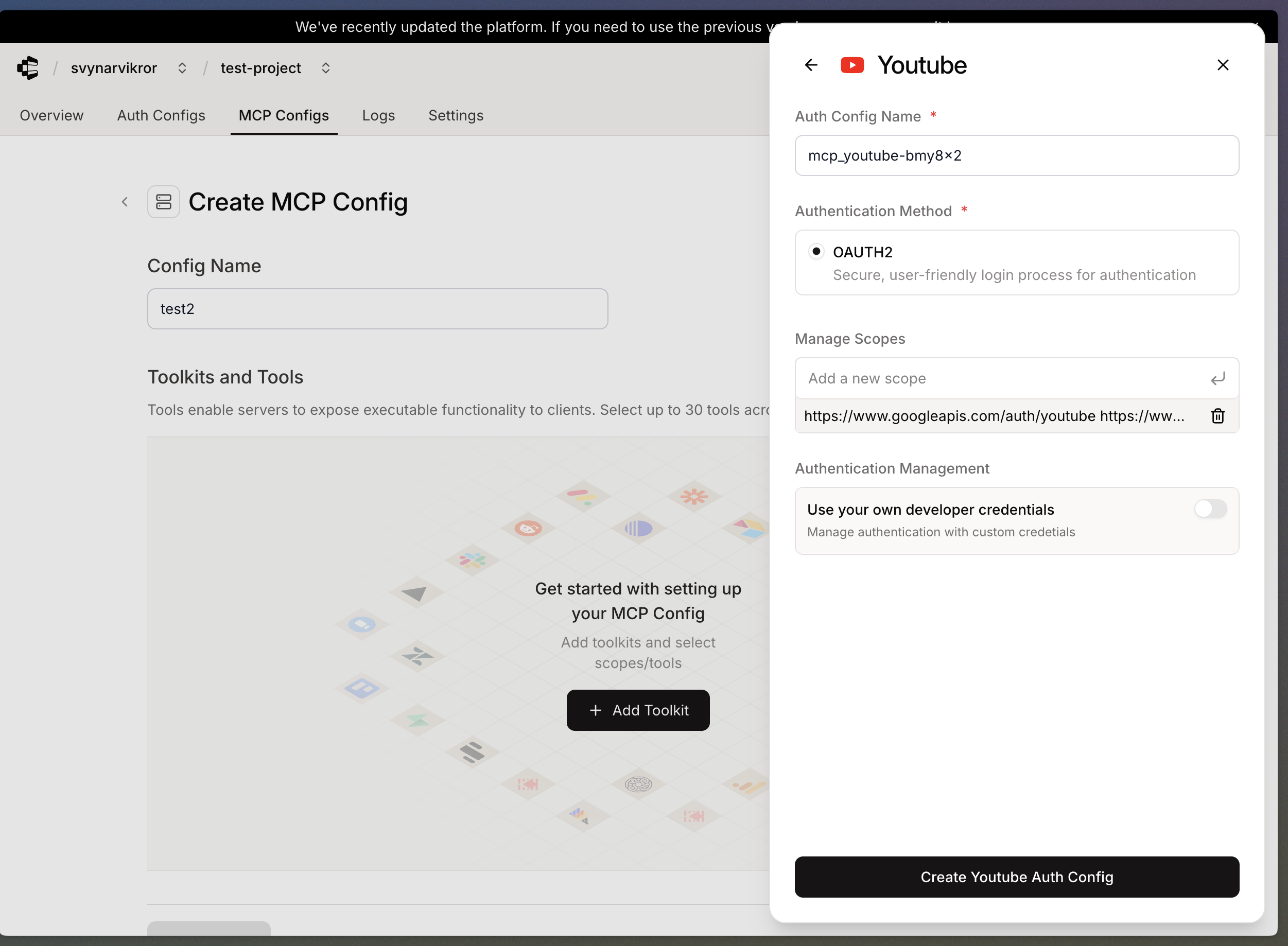 Setup MCP Server